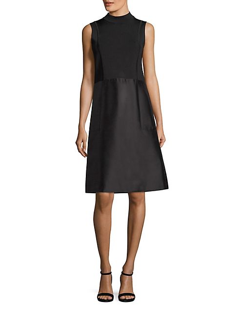 Lafayette 148 New York - Indra Cotton and Silk-Blend Dress