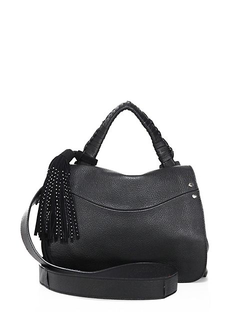 Elizabeth and James - Trapeze Pebbled Leather Small Crossbody Bag