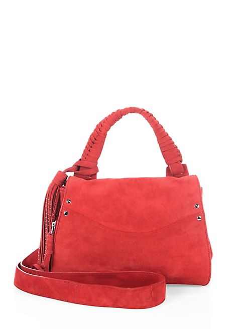 Elizabeth and James - Trapeze Small Suede Satchel