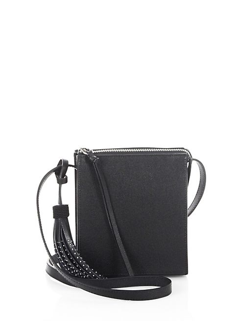 Elizabeth and James - Sara Caviar Leather Crossbody Bag