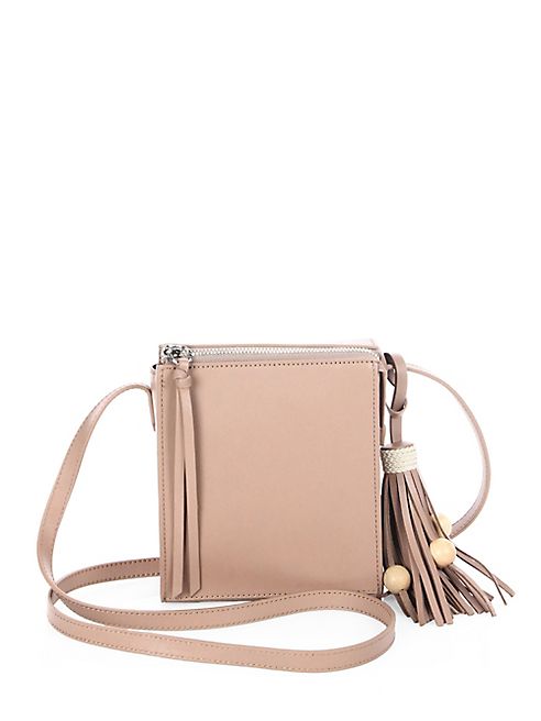 Elizabeth and James - Sara Tassel Leather Crossbody Bag