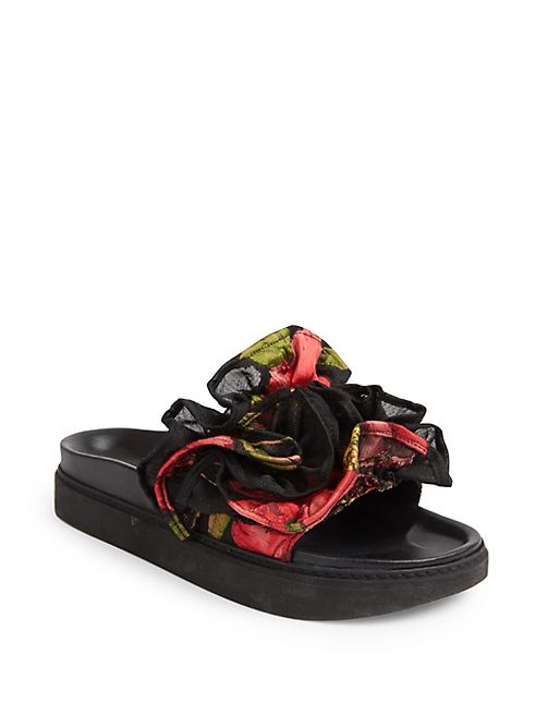 Simone Rocha - Floral Ruffle Slides