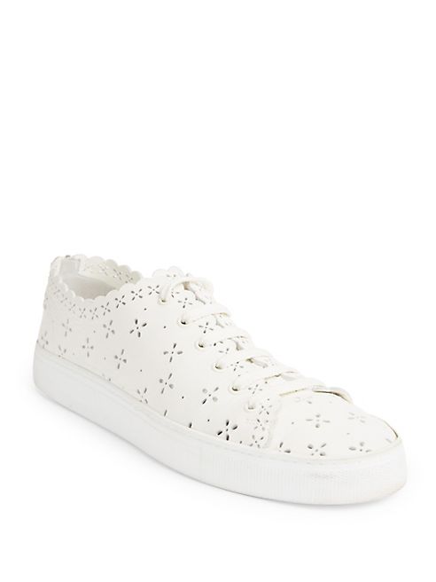 Simone Rocha - Laser-Cut Leather Sneakers