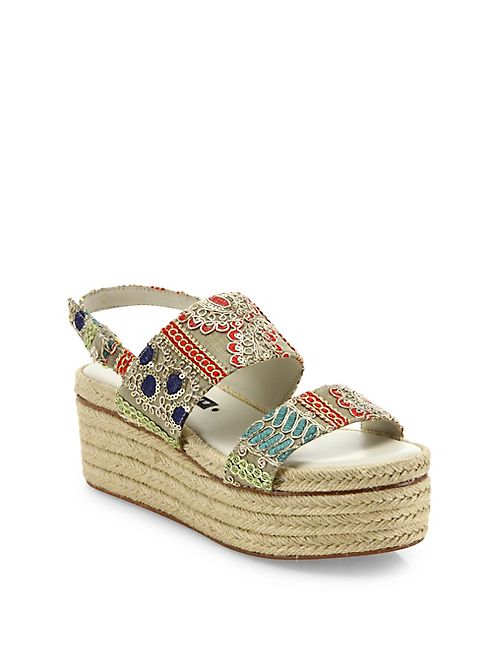 Alice + Olivia - Anastasia Platform Espadrille Sandals