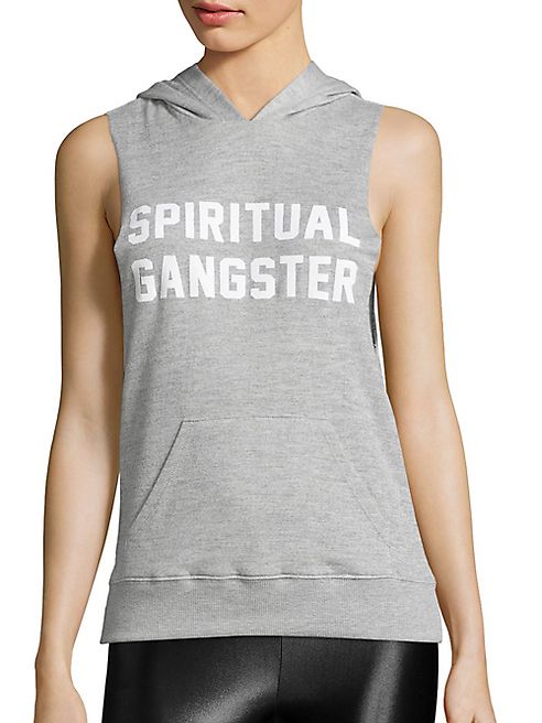 Spiritual Gangster - Sleeveless Muscle Hoodie