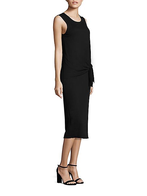 Theory - Dorotea K Cotton Tie-Waist Dress