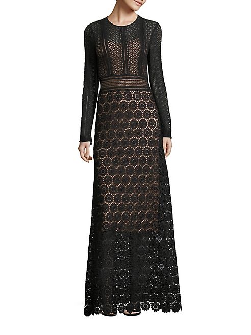 Theory - Rabella Lace Maxi Dress