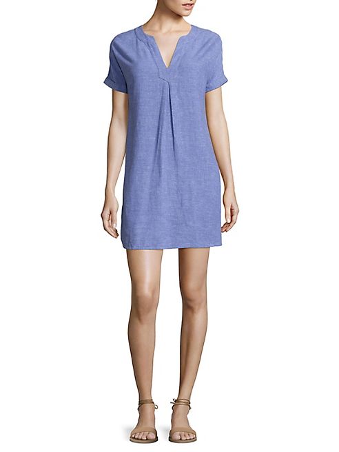 Vineyard Vines - Dolman Short Sleeve Linen Blend Dress