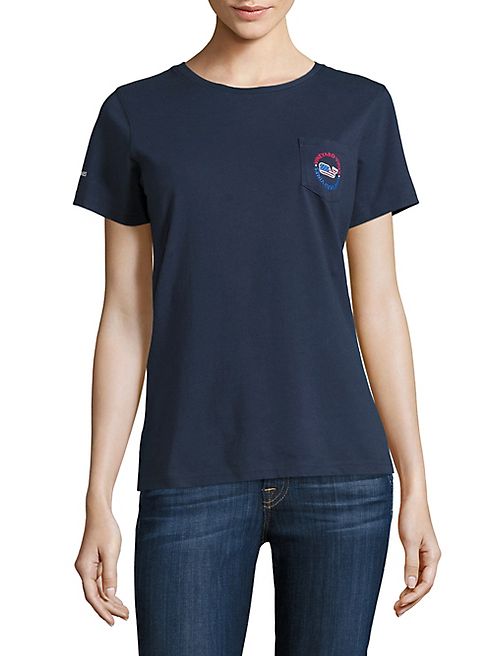 Vineyard Vines - Short Sleeve USA All Day Pocket Tee