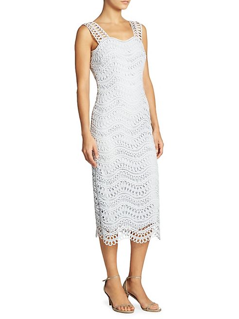 Lela Rose - Guipure Lace Dress