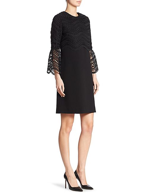 Lela Rose - Guipure Lace Dress