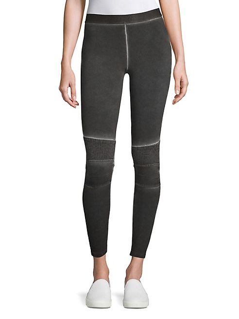 David Lerner - Stitched Moto Leggings