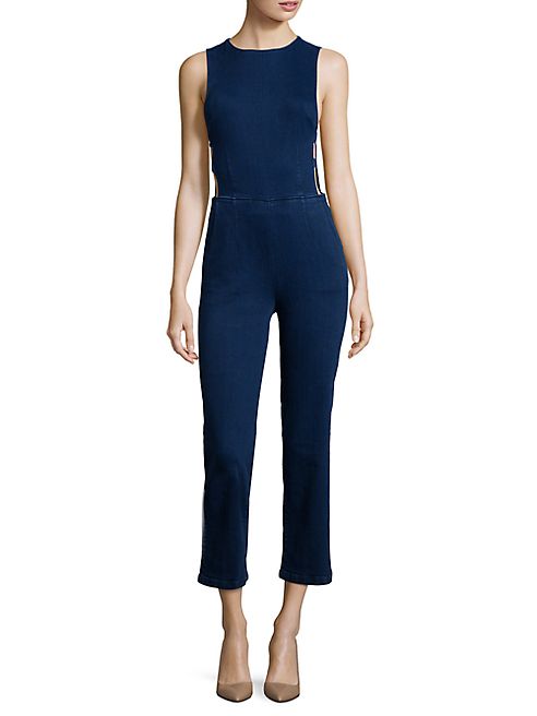 3x1 - Tabby Cutout Denim Jumpsuit