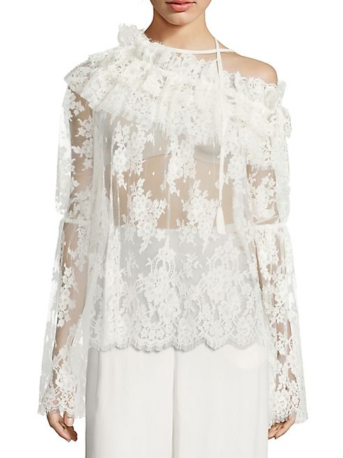 Zimmermann - Bowerbird Lace Blouse