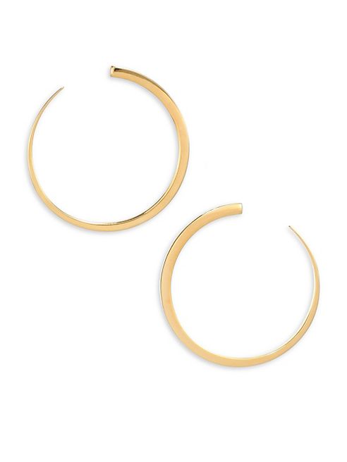 Vita Fede - Luna Moon Hoop Earrings/1.75