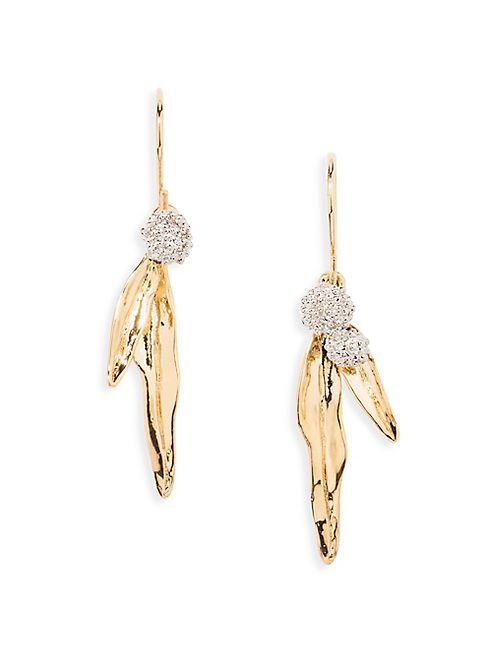 Aurélie Bidermann - Mimosa Two-Tone Drop Earrings