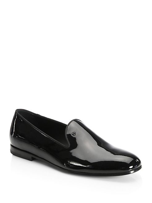 Giorgio Armani - Patent Slip-On Shoes