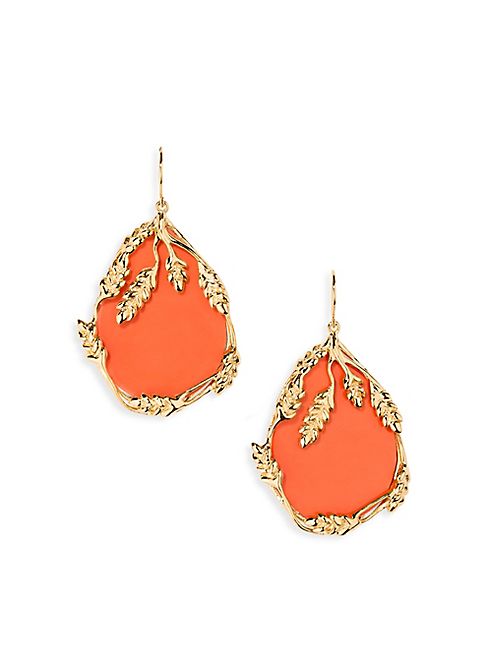 Aurélie Bidermann - Françoise Coral Drop Earrings