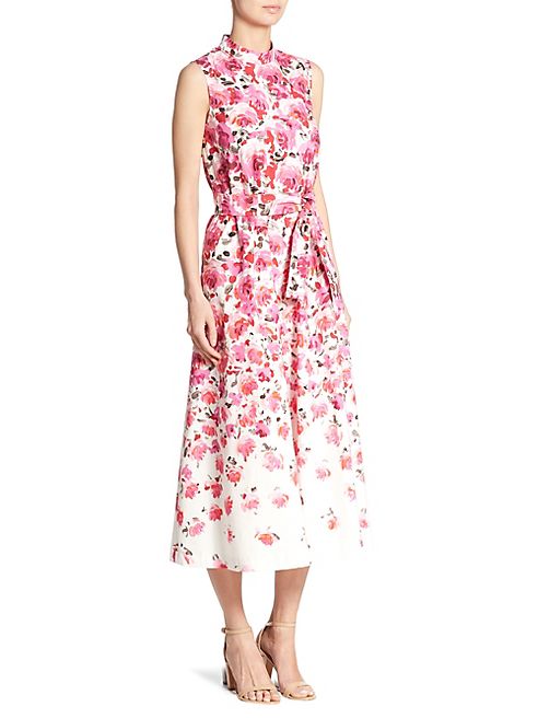 Lela Rose - Belted Maxi Dress