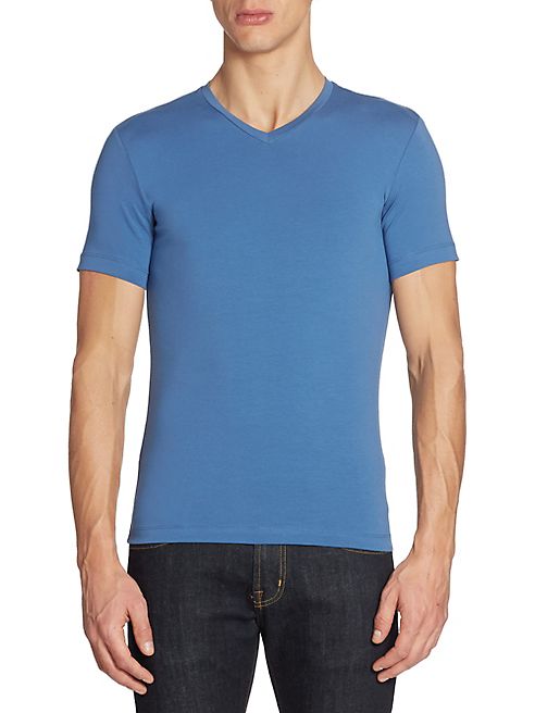 Armani Collezioni - Solid Cotton Tee