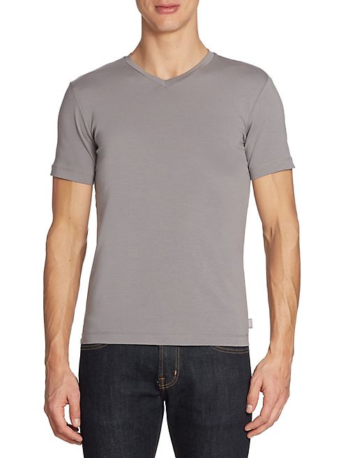 Armani Collezioni - Solid Cotton Tee