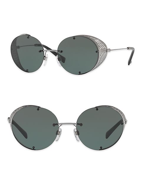 Valentino - Glamtech 52MM Round Sunglasses