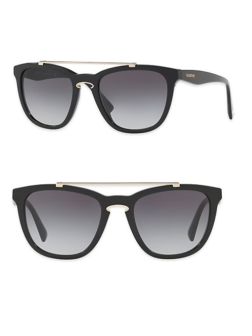 Valentino - Rockloop 54MM Square Sunglasses