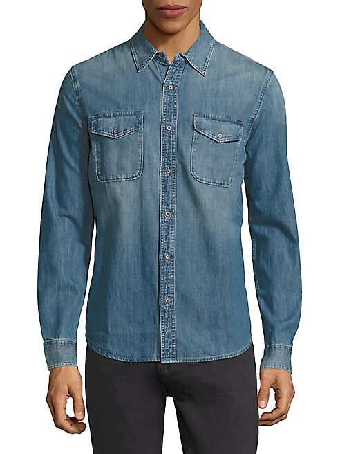 AG - Benning Denim Regular-Fit Shirt