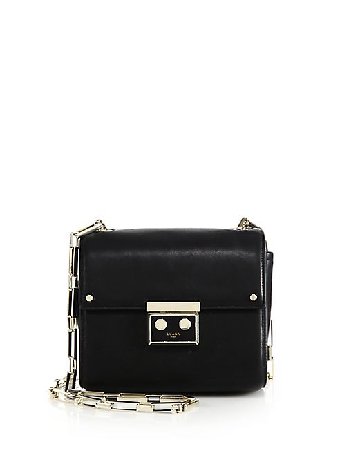 Luana Italy - Anais Mini Leather Chain Crossbody Bag