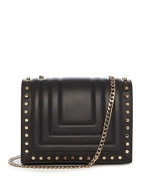 Luana Italy - Clio Leather Flap Crossbody Bag