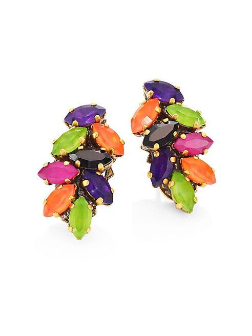 Erickson Beamon - Technicolor Crystal Stud Earrings