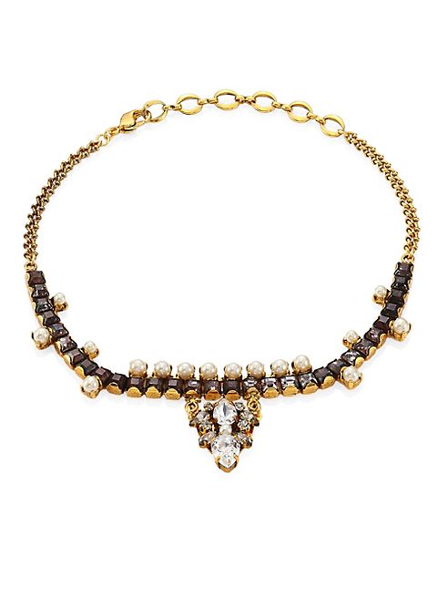 Erickson Beamon - Born Again Faux Pearl & Crystal Choker