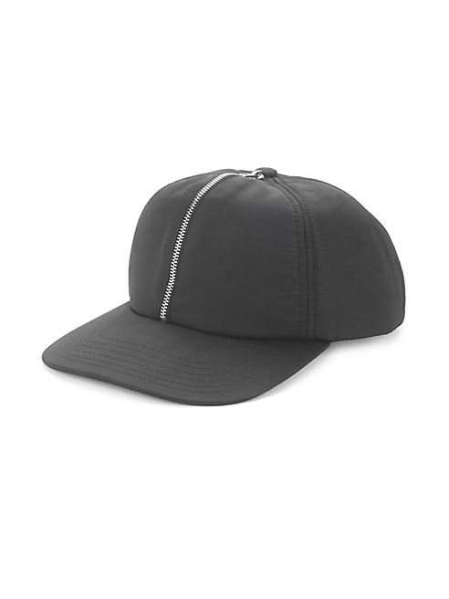 Gents - Zippered Wool Blend Baseball Cap