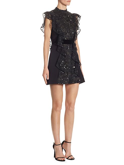 J. Mendel - Embroidered Silk Dress