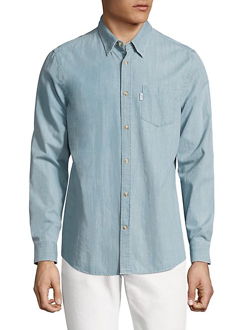 WeSC - Oke Soft Lightweight Denim Button-Down Shirt