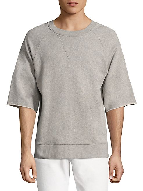 WeSC - Magnum French Terry Short Sleeve Sweatshirt