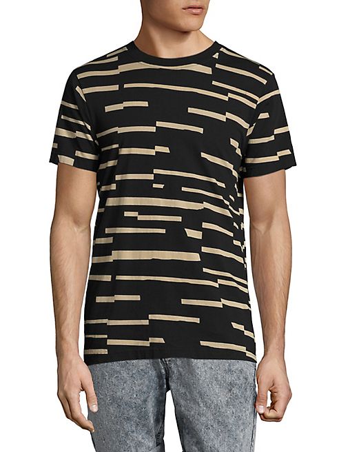 WeSC - Max Broken Stripe-Print Tee