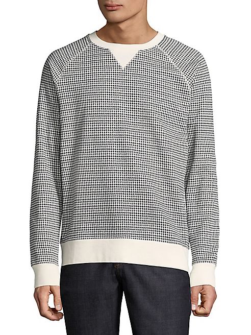 WeSC - Micro-Print Crewneck Sweater