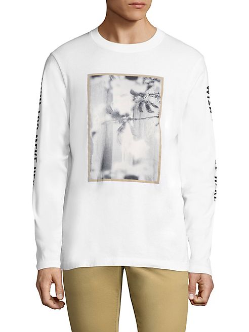 WeSC - Makai Printed Cotton Long Sleeve Tee