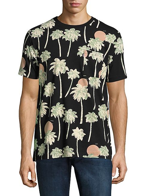 WeSC - Maxwell Hawaii Palm Tree-Printed Tee