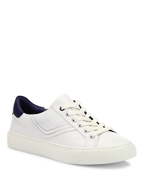 Tory Burch - Leather Low-Top Sneakers