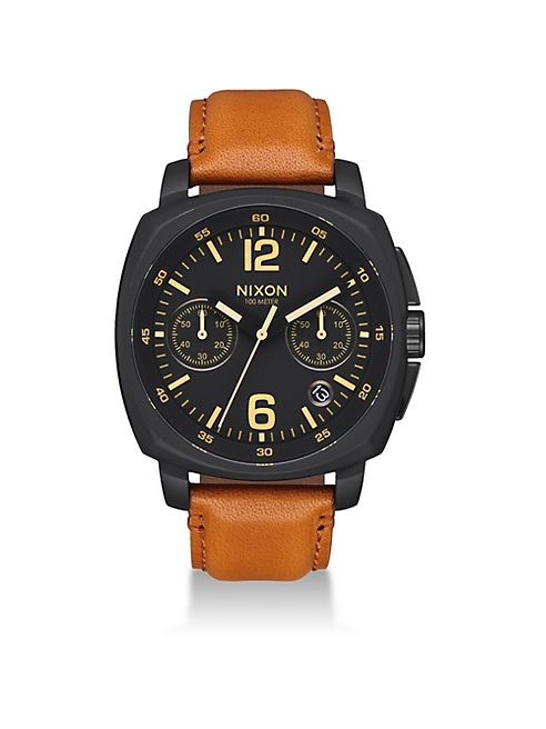 Nixon - Leather Strap Watch