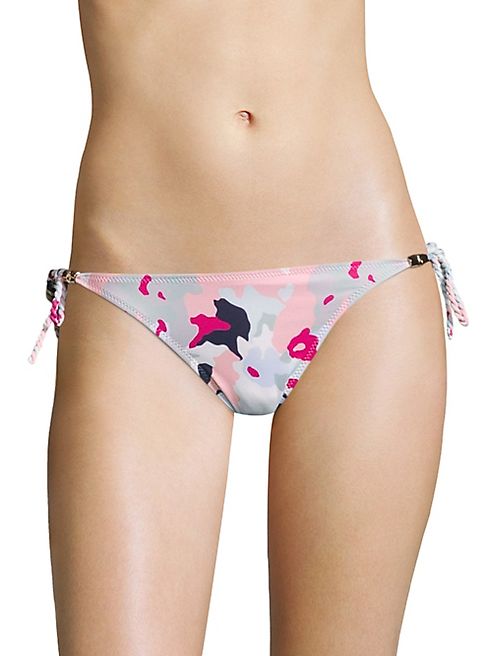 HEIDI KLEIN - Printed Rope Tie-Side Bikini Bottom