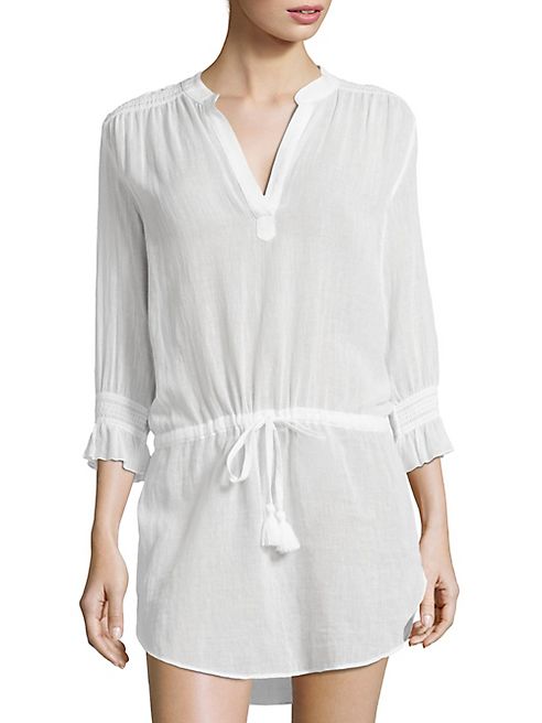 HEIDI KLEIN - Smocked Cotton Tunic