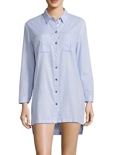 HEIDI KLEIN - Oversized Cotton Chambray Shirt