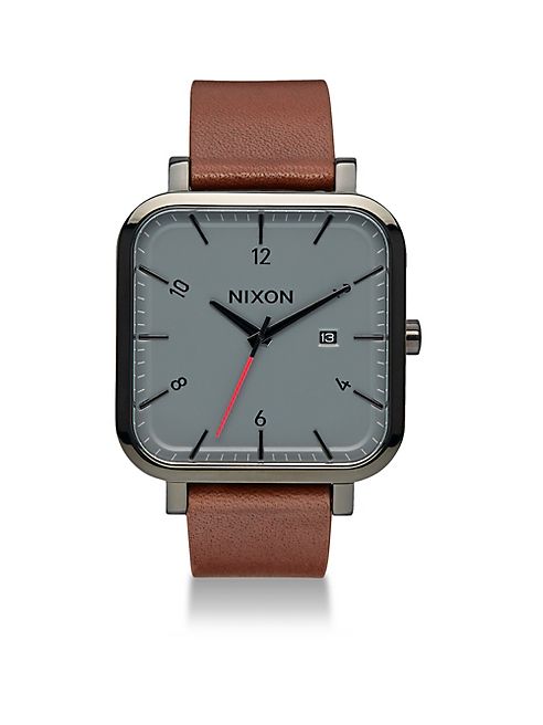 Nixon - Leather Strap Watch