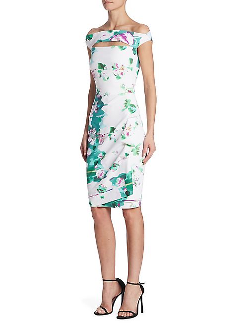 La Petite Robe di Chiara Boni - Melania Printed Cutout Dress