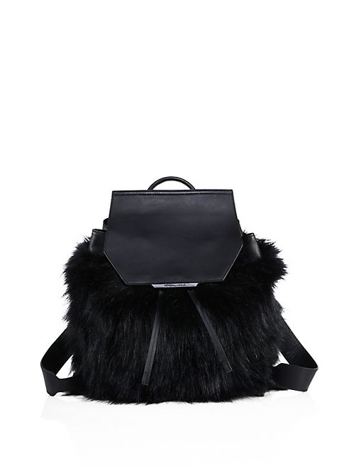 KENDALL + KYLIE - Nancy Faux Fur Backpack