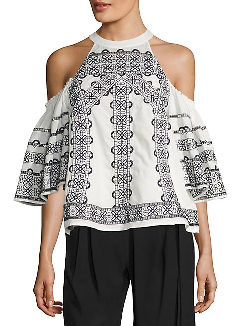 Parker - Angie Cold Shoulder Blouse