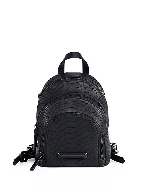 KENDALL + KYLIE - Sloane Snake Leather Mini Backpack